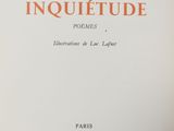 jean reade ' s book inquietiude, translated by jean reade
