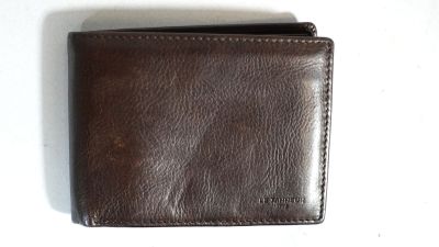 LE TANNEUR Portefeuille en cuir marron