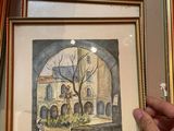 a person that is holding a picture in their hand