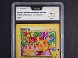 an image of a pokemon trading card with a birthday cake on it