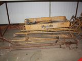 a large piece of machinery that is sitting in a garage