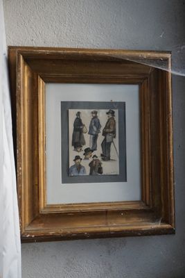 BAILLE DE WAIS Personnages (étude),