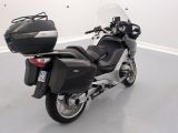 a motorcycle that is parked in a room