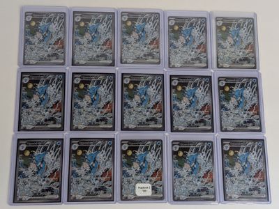 lot de 12 cartes à collectionner issues de la série de bandes dessinées Batman