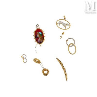 plusieurs types de bijoux sont présentés sur une surface blanche