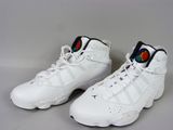 nike air jordan xi retro white / black - red - blue