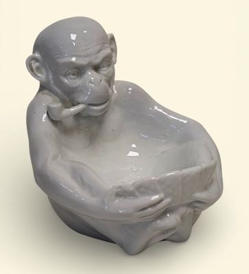 Manufacture de SITZENDORF Vide-poche en porcelaine émaillée …