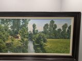 une photo d'un tableau accroché au mur