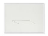 a drawing of a rectangular object on a white surface