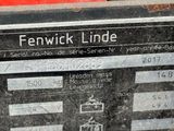 a sign that says fenwick linde on the side of a building