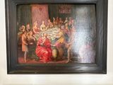 a picture of a painting hanging on the wall