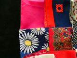 many different types of ties on a black background