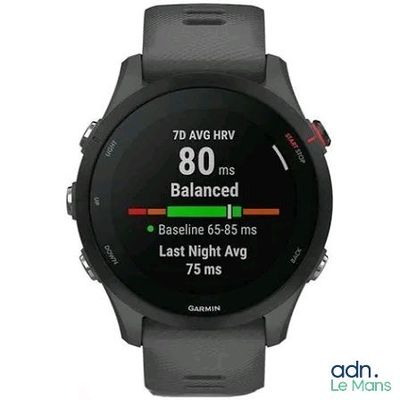 a close up of a smart watch on a white background