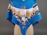 a blue and white scarf on a mannequin mannequin mannequin mannequin mannequin mannequin mannequin mannequin mann