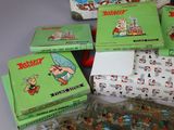 many different boxes of toys on the table together