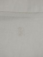 Suite de ONZE SERVIETTES en coton damassé chiffré SR. (photo 2)