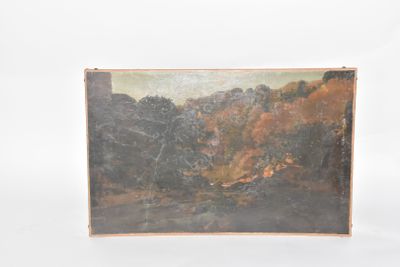 Ecole française du XIXème siècle dans le goût de COROT.