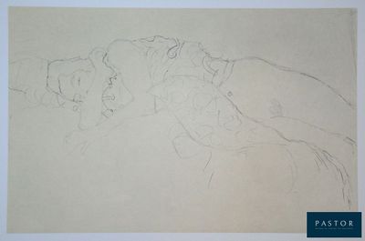 une image représentant le dessin d'une femme allongée sur le dos