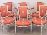 six chairs with red upholstered upholstered upholstered upholstered upholstered upholstered upholstered upholstered