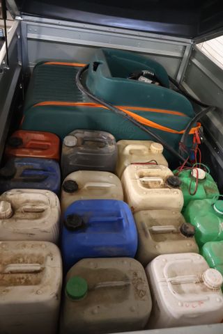 Cuve à gasoil DURAPLAS 400, 400 litres avec pompe et pistolet