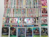a lot of cards on the table with a lot of them