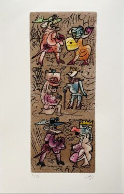 Roberto Matta - Ubu roi VII, 1982