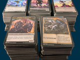 a lot of cards sitting on top of each other