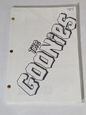a white book with a black and white logo on it