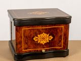 an image of a wooden box sitting on top of a table