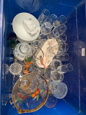 Mannette de verrerie et divers - Photo 1