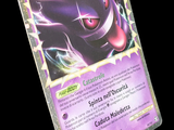 the card has a picture of a pokemon character on it