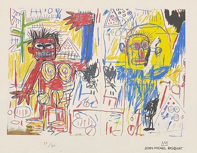 Jean-Michel Basquiat (1960-1988) (D'après)