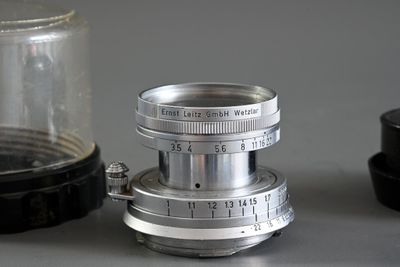 Objectif LEICA Ernst Leitz GmbH Wetzlar Germany Elmar f= 5 cm. 1:3.5   - Photo 1