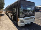 a bus that is parked on the side of the street