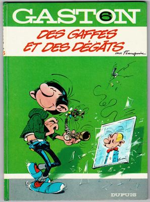 Gaston Lagaffe = Tome 6, édition originale de 1968.