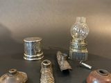 a lot of different items that are sitting on a table