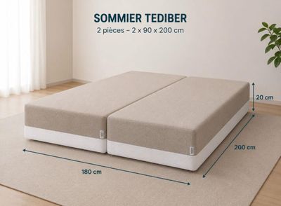 the bed frame is made of foam and has two pillows on it