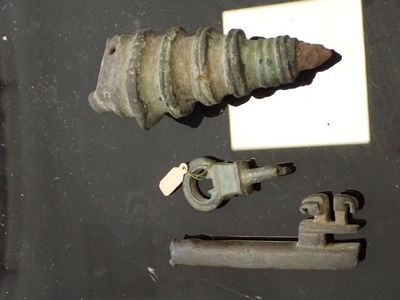 a piece of metal that has been placed on a table