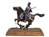 statue of a man on a horse with a sword and a hat