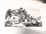 une photo d'un dessin représentant un village au bord de l'eau