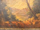 a picture of a painting on the wall of a room