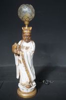 2 grandes statues / lampadaires en céramique - personnages c… (photo 5)