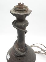 Important pied de lampe balustre anciennement à pétrole, mon… (photo 3)
