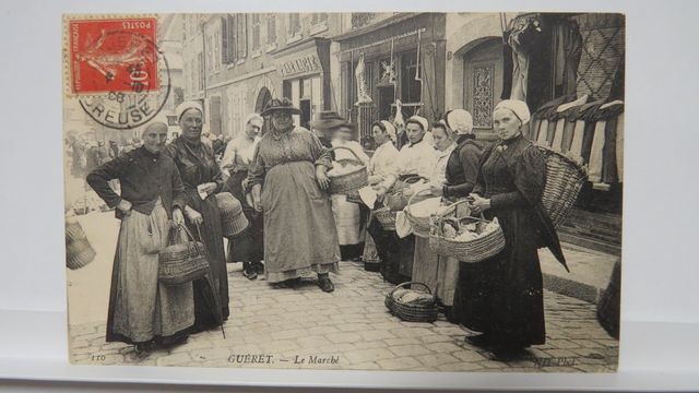 Guéret : Le Marché (ND 110). État superbe.