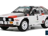 an image of a model of a white and red car on a white background