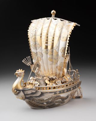 JAPON. Bateau phénix transportant un trésor