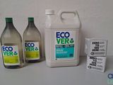 two bottles of ecover and a carton of soap