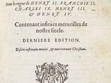 an old book with a black and white title on it