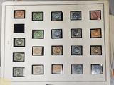 a picture of a refrigerator with a lot of stamps on it