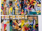 la collection complète des bandes dessinées Batman, y compris la couverture du premier numéro